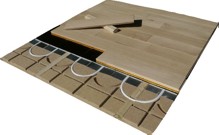 Pose plancher chauffant sec Caleosol ECO+